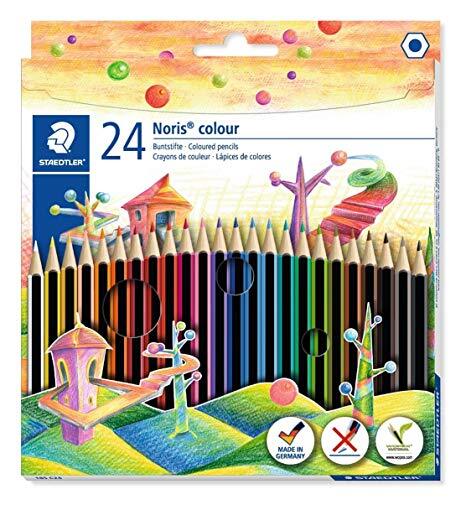 Staedtler Noris Colour pencils Set=24col – Novel