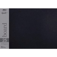 Quill Board  210gsm A3 Pack 5 - Black