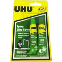Glue Uhu Epoxy Ultra Strong 2 X 10Ml Tubes