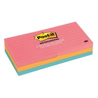 Notes Post-It 630-6An 76X76Mm Capetown Lined Pk6