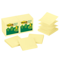 Notes Post-It R330Rp-12Yw 76X76Mm Pop-Up Greener Yellow Pk12