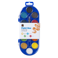 Paint Box Ec 12 Disc Set With Brush