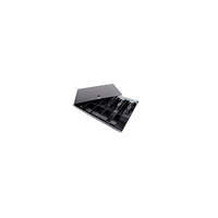 Esselte Cash Tray With Lid 10 Comp Black