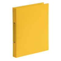 Binder Marbig A4 2 Ring 25Mm Soft Touch Yellow