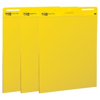 Easel Pad Post-It 760X630Mm Bright Yellow Plain