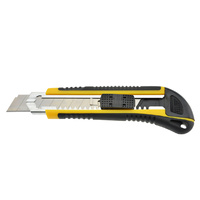 Cutter Knife Italplast 18Mm Premium Self Loading Yellow