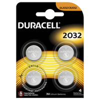 Battery Duracell Button CR2032 (4 Pack)