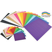 Craft Board Rainbow A4 Corrugated Asst Pk25