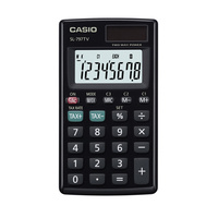 Calculator Casio Sl797Tvbk/S 8Dgt Pocket Dual Pwr