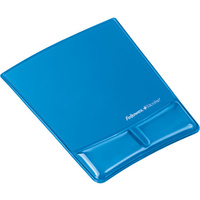 Mouse Pad Fellowes With Wrist Rest - Gel Clear Blue*