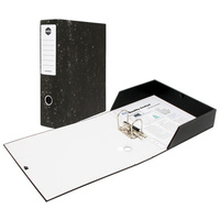 Box File Marbig Lever Arch 70Mm Black Mottled