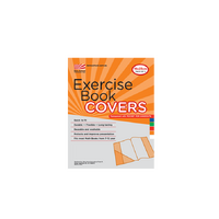Exercise Book Covers - 185 x 230mm (7"x 9") Pack of 5 *