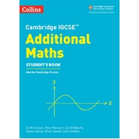 Cambridge IGCSE Additional Maths Student's Book