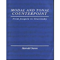 Modal And Tonal Counterpoint : From Josquin To Stravinsky