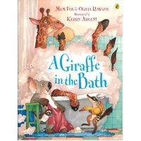 A Giraffe in the Bath