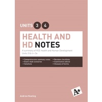 A+ Health and Human Development Notes VCE Units 3 & 4