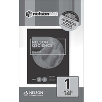Nelson QScience Biology Units 3 & 4 (1 Access Code Card)