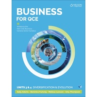 Business for QCE: Units 3 & 4: Diversification and Growth ' Student  Book with 1 Access Code for 26 Months