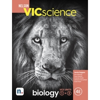 VICScience Biology VCE Units 1 & 2 Student Book with 1 x 26 month NelsonNet access code