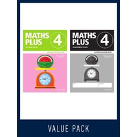 Maths Plus Australian Curriculum Student and Assessment Book 4 Value Pack, 2020