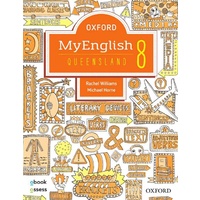 ** OP ** Oxford MyEnglish 8 for QLD Curriculum Student book + obook assess + Upskill
