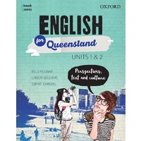 English for Queensland Units 1&2 Student book + obook assess