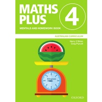 Maths Plus Australian Curriculum Edition Mentals & Homework Book, 2020  Ed, Yr 4