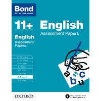 Bond 11+ English Assessment Papers - 6 to 7 Years