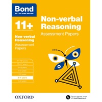 Bond 11+ Nonverbal Reasoning Assessment Papers - 6 to 7 Years