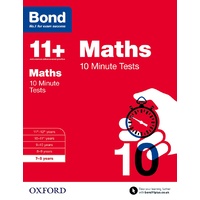 Bond 11 Maths 10 Minute Tests 7 to 8
