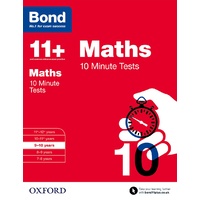 Bond 11 Maths 10 Minute Tests 9 to 10