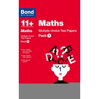 Bond 11 Maths Multiple Choice Test Papers Pack 1