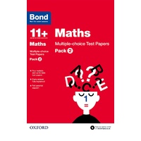 Bond 11 Maths Multiple Choice Test Papers Pack 2