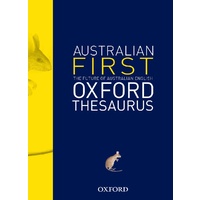 Australian First Oxford Thesaurus