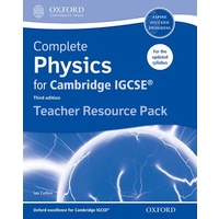 Complete Physics for Cambridge IGCSE Teacher Pack