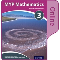 MYP Mathematics 3 Online Course Book Code card