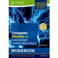 Complete Physics for Cambridge Secondary 1 Work Book