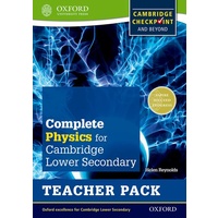 Complete Physics for Cambridge Secondary 1 Teacher Pack