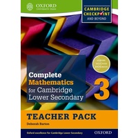 Complete Mathematics for Cambridge Lower Secondary Teacher Pack 3 (First Edition)