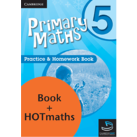Primary Maths Practice and Homework Book 5 and Cambridge HOTMaths Bundle
