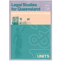 Legal Studies for Queensland, Volume 1, 9th edition, Units 1 & 2, 2024 Senior Syllabus (Print)