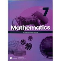 Pearson Mathematics Student Companion Year 7 (V9.0 Curriculum)