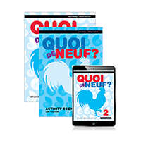 Quoi de Neuf 2 Student Book, eBook and Activity Book 