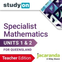 StudyOn Specialist Mathematics U1&2 for Queensland Teacher Edition (Online Purchase)