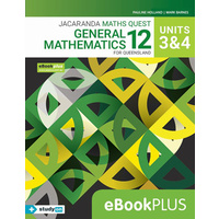 Jacaranda Maths Quest 12 General Mathematics Units 3 & 4 for Queensland eBookPLUS + studyON(Digital)*