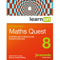 Jacaranda Maths Quest 8 AC 4e learnON