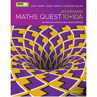 Jacaranda Maths Quest 10+10A Australian Curriculum 4e learnON and Print