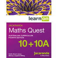 Jacaranda Maths Quest 10+10a AC 4e learnON