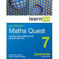 Jacaranda Maths Quest 7 AC 4e learnON