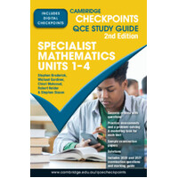Checkpoints QCE Specialist Mathematics Units 1 - 4 2e